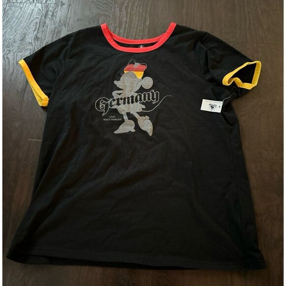 Germany  Minnie Mouse Disney Epcot World Showcase Exclusive shirt nwt - Picture 1 of 2